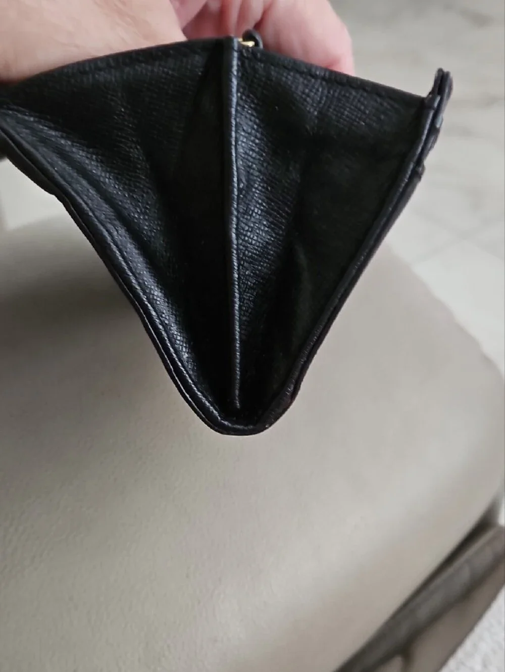 Michael Kors Black Leather Logo Wallet